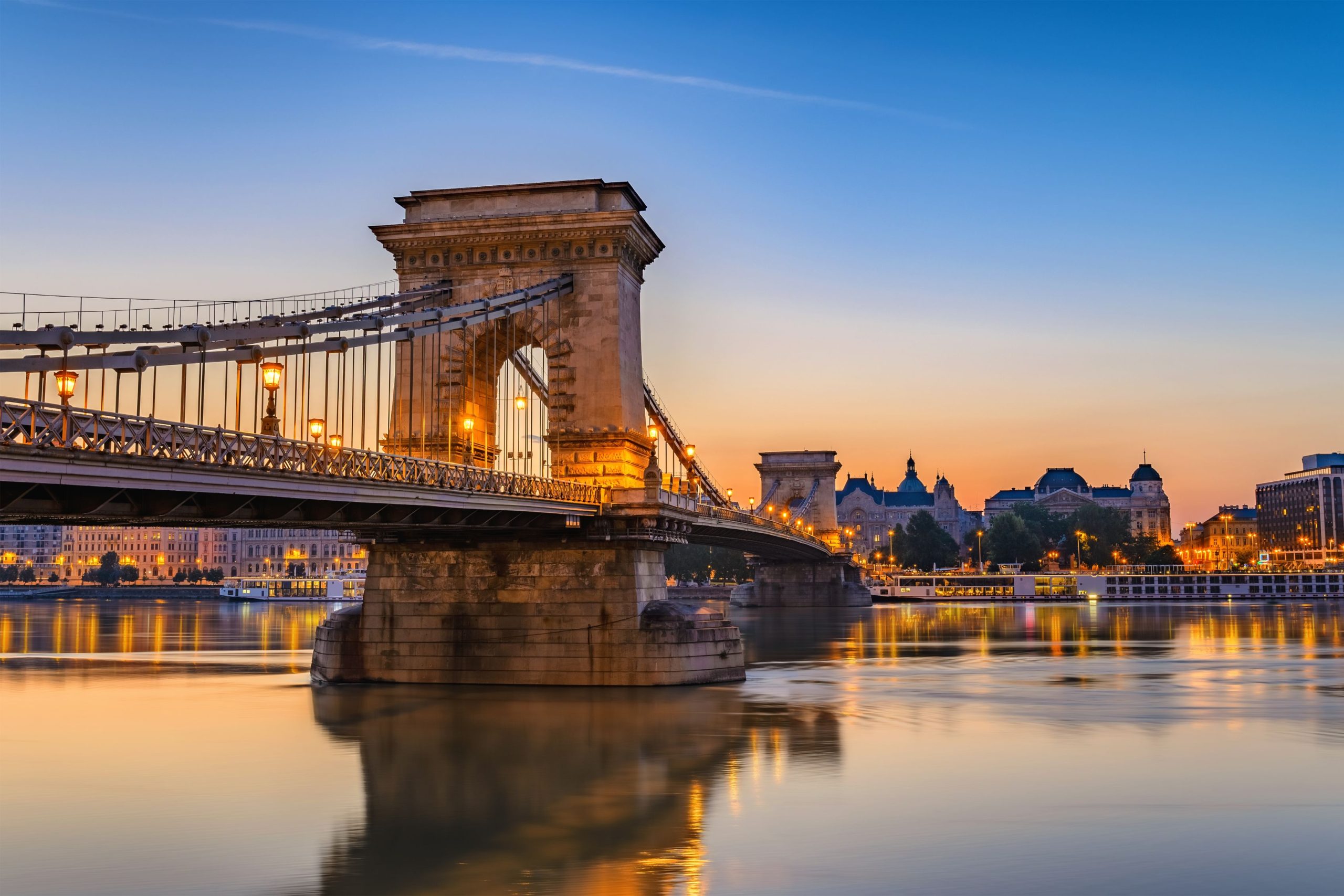Cầu Chain Bridge Budapest Hungary