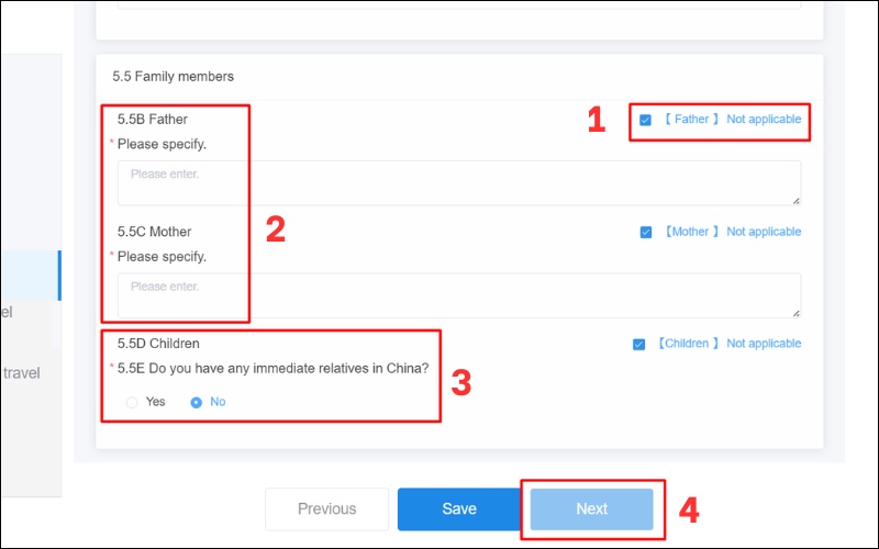 Có người thân ở Trung Quốc không