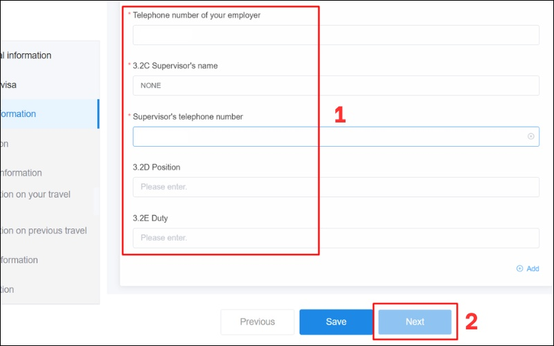 Work information (Thông tin nghề nghiệp)-2