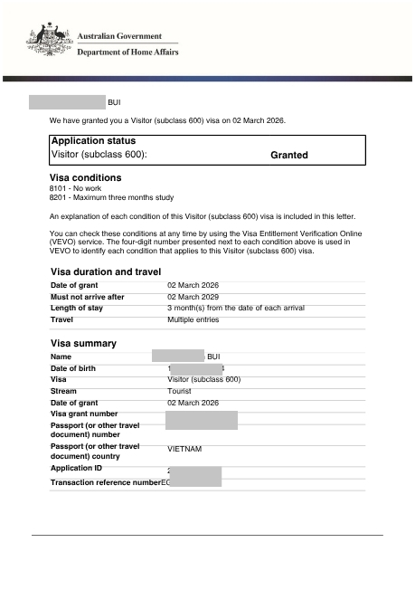 đậu visa úc 5